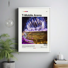 T-Mobile Arena Poster, Vegas Golden Knights Poster Print, NHL Arena Poster, Hockey Fan Gift Print
