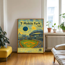 T-Mobile Park Poster, Mariners Poster, Minimalist, Helvetica, Mid-Century Modern, Baseball Art, Baseball Stadium Poster, Seattle Mariners (2)