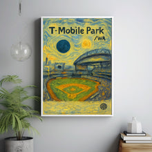 T-Mobile Park Poster, Mariners Poster, Minimalist, Helvetica, Mid-Century Modern, Baseball Art, Baseball Stadium Poster, Seattle Mariners (2)