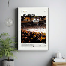 TD Garden Poster, Boston Bruins Poster Print, NHL Arena Poster, Hockey Fan Gift Print