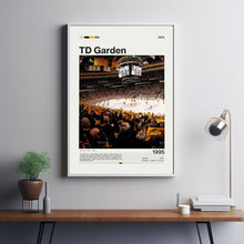 TD Garden Poster, Boston Bruins Poster Print, NHL Arena Poster, Hockey Fan Gift Print