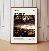 TD Garden Poster, Boston Bruins Poster Print, NHL Arena Poster, Hockey Fan Gift Print