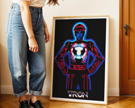 TRON Japanese Movie Poster 1980s Sci-Fi Cult Film (Printable Digital Download) 759988214