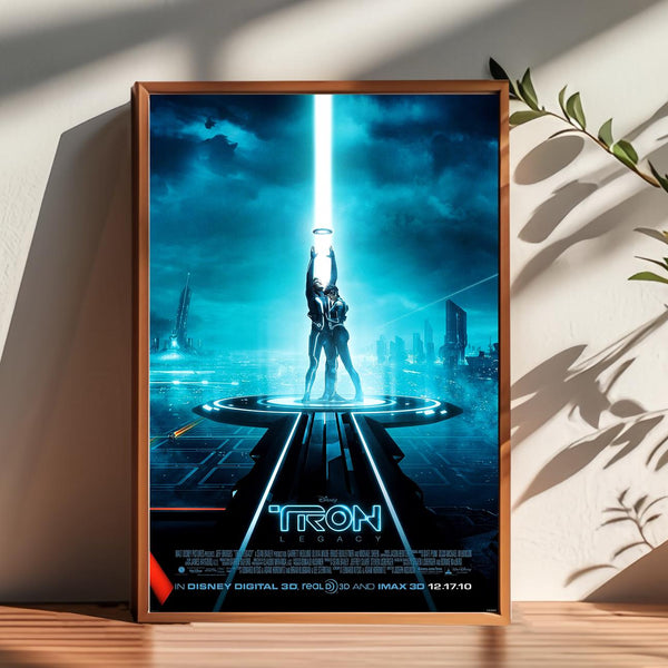 TRON LEGACY Movie Poster Handmade Canvas Wall Art 1788735911