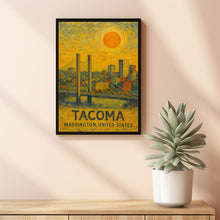 Tacoma Poster Print, Tacoma Travel Poster, Tacoma Minimalistic Wall Art, Tacoma, Washington, United States