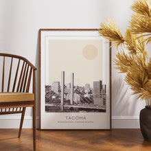 Tacoma Poster Print, Tacoma Travel Poster, Tacoma Minimalistic Wall Art, Tacoma, Washington, United States 1868246594