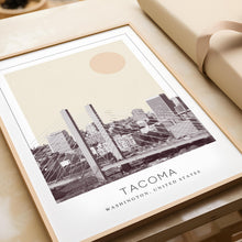Tacoma Poster Print, Tacoma Travel Poster, Tacoma Minimalistic Wall Art, Tacoma, Washington, United States 1868246594