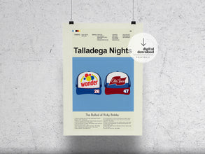 Talladega Nights The Ballad of Ricky Bobby  Minimalist Movie Poster 1455270753