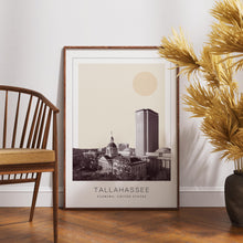 Tallahassee Poster Print, Tallahassee Travel Poster, Tallahassee Minimalistic Wall Art, Tallahassee, Florida, United States 1882438485