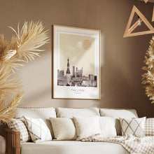 Tallinn Poster Print, Tallinn Travel Poster, Tallinn Minimalistic Wall Art, Tallinn, Estonia 1868247860