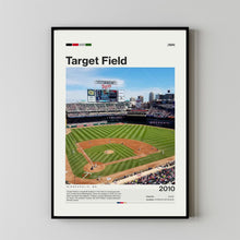 Target Field Poster, Minnesota Twins Poster Print, MLB Stadium Poster, Baseball Fan Gift Print