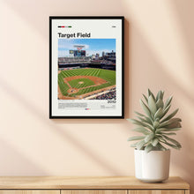 Target Field Poster, Minnesota Twins Poster Print, MLB Stadium Poster, Baseball Fan Gift Print