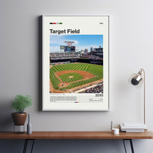 Target Field Poster, Minnesota Twins Poster Print, MLB Stadium Poster, Baseball Fan Gift Print