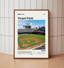 Target Field Poster, Minnesota Twins Poster Print, MLB Stadium Poster, Baseball Fan Gift Print