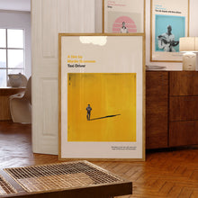 Taxi Driver print - Movie poster, retro, mid century modern, vintage art print, minimalist 1060715105
