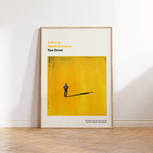 Taxi Driver print - Movie poster, retro, mid century modern, vintage art print, minimalist 1060715105