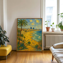 Tel Aviv Israel Travel Poster, Mediterranean City Art, Coastal Landscape Print, Urban Travel Decor, Tel Aviv Getaway Gift