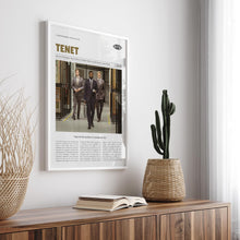 Tenet, Christopher Nolan, Retro Movie Poster, Custom Movie Poster 4421170636