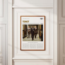 Tenet, Christopher Nolan, Retro Movie Poster, Custom Movie Poster 4421170636