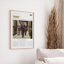 Tenet, Christopher Nolan, Retro Movie Poster, Custom Movie Poster 4421170636