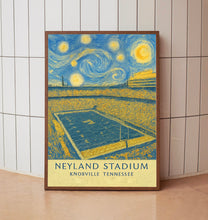 Tennessee Football  Neyland Stadium  Black and White  Poster