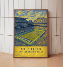 Texas A&M Football  Kyle Field  Black and White  Poster