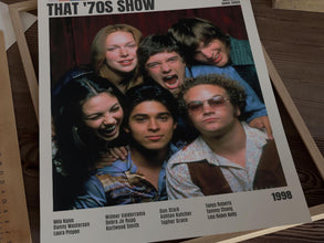 That '70s Show,Mark Brazill-Bonnie Turner,Minimalist Movie Poster, Retro Movie Poster, Mid century modern, Vintage Retro Art Print 4322041443