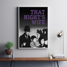 That Night's Wife 1930Poster Art Print Movie Posters Gift for Movie lovers