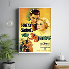 The 39 Steps 1935Poster Art Print Movie Posters Gift for Movie lovers 2