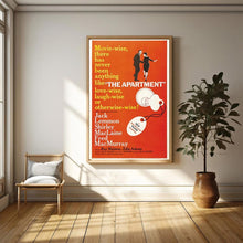 The Apartment (1960)--Movie Poster,High Quality Canvas Print, Wall Art, Room Decor, Art Poster For Gift Unframed 1880208482