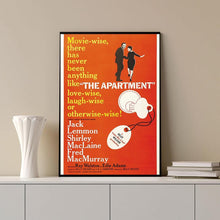 The Apartment (1960)--Movie Poster,High Quality Canvas Print, Wall Art, Room Decor, Art Poster For Gift Unframed 1880208482