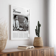 The Apartment, Billy Wilder, Retro Movie Poster, Custom Movie Poster Print 4421168896