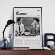 The Apartment, Billy Wilder, Retro Movie Poster, Custom Movie Poster Print 4421168896