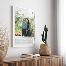 The Best of Me, Michael Hoffman, Retro Movie Poster, Custom Movie Poster Print 4421168690