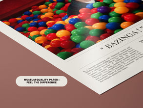 The Big Bang Theory Poster  Bazinga Scene  Sheldon Cooper  Jim Parsons  Wall Art  Custom Poster  Digital Download & Prints Options 1691677561