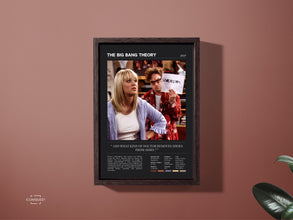 The Big Bang Theory Poster  Sarcasm Sign  Kaley Cuoco  Johnny Galecki  Gift Idea  Minimalist TV Art  Digital Download & Print Options 1774343637