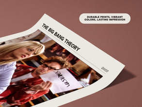 The Big Bang Theory Poster  Sarcasm Sign  Kaley Cuoco  Johnny Galecki  Gift Idea  Minimalist TV Art  Digital Download & Print Options 1774343637
