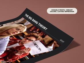 The Big Bang Theory Poster  Sarcasm Sign  Kaley Cuoco  Johnny Galecki  Gift Idea  Minimalist TV Art  Digital Download & Print Options 1774343637