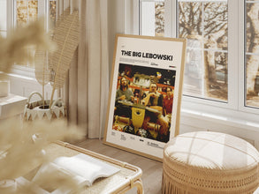 The Big Lebowski Movie Poster, Alternative Movie Poster Print, Jeff Bridges and John Goodman Poster, The Big Lebowski Film Print Wall Art 1879485033