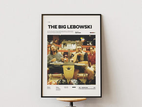 The Big Lebowski Movie Poster, Alternative Movie Poster Print, Jeff Bridges and John Goodman Poster, The Big Lebowski Film Print Wall Art 1879485033