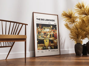 The Big Lebowski Movie Poster, Alternative Movie Poster Print, Jeff Bridges and John Goodman Poster, The Big Lebowski Film Print Wall Art 1879485033