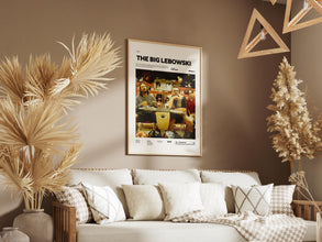 The Big Lebowski Movie Poster, Alternative Movie Poster Print, Jeff Bridges and John Goodman Poster, The Big Lebowski Film Print Wall Art 1879485033