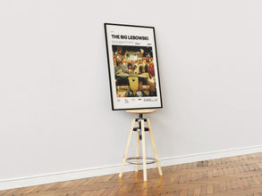 The Big Lebowski Movie Poster, Alternative Movie Poster Print, Jeff Bridges and John Goodman Poster, The Big Lebowski Film Print Wall Art 1879485033