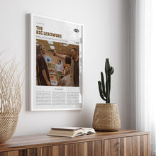 The Big Lebowski, Coen's, Retro Movie Poster, Custom Movie Poster 4421167680