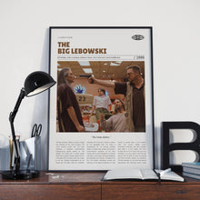 The Big Lebowski, Coen's, Retro Movie Poster, Custom Movie Poster 4421167680