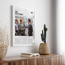 The Big Short, Adam McKay, Retro Movie Poster, Custom Movie Poster 4421168041