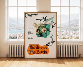 The Birds - Alfred Hitchcock Movie Poster - Original Artwork Remake (Digital Download) 719467224