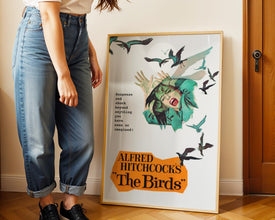The Birds - Alfred Hitchcock Movie Poster - Original Artwork Remake (Digital Download) 719467224