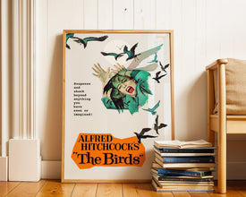 The Birds - Alfred Hitchcock Movie Poster - Original Artwork Remake (Digital Download) 719467224