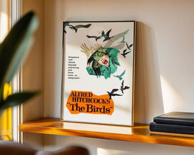 The Birds - Alfred Hitchcock Movie Poster - Original Artwork Remake (Digital Download) 719467224